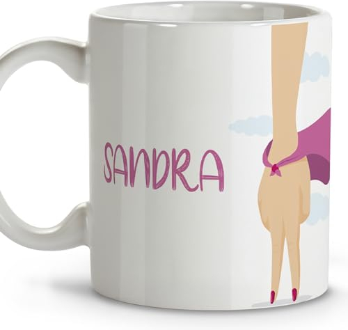 LolaPix Regalo para madrinas originales. Tazas personalizadas. Tazas de cafe. Regalo madrina. Regalos para madrinas. Taza cerámica 330 ml.