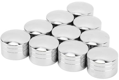Fydun Motorrad-Schraubenabdeckungen, Kappen, 10 Stück, Kopfschraubenabdeckung, Schützende Aluminium-Motorschrauben-Topper-Abdeckkappe für Motorräder (Klein)