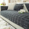 ZCXRYFL PlüSch-Sofabezug L/U-Form Eckcouch Universal-Sofa Abdeckung 1 2 3 4-Sitziger Rutschfester Sofa üBerzug FüR Leder-/Holz-/Stoff Sofas, Kratzfeste Balkondecke FüR Katzen(70X150cm,Gray 2)