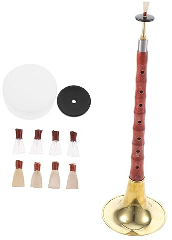 Mikinona 1Satz Beginner C Tonart Suona aus Rosenholz Ethnisches Blasinstrument für Anfänger Traditionelles Chinesisches Musikinstrument für Folk Musik und Kulturelle Darbietungen