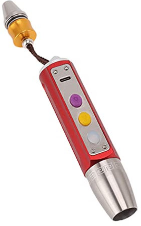 Topyond Jade-Bewertungslicht, stufenloses Dimmen, LED-Schmuck-Identifikations-Taschenlampe für Jade-Bewertung, Jade-Detektorlampe, LED-Schmuck-Taschenlampe (Rot)