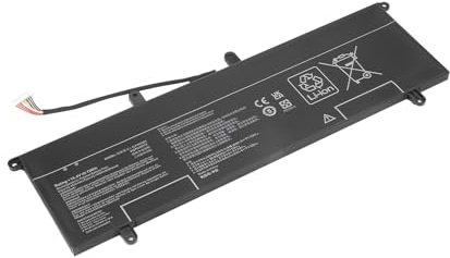 Exmate C41N1901 Batería para ASUS ZenBook Duo 14 UX481 UX481F UX481FL UX481FA UX481FLY UX4000F UX4000FL UX481FL-BM044T UX481FL-BM039R UX481FL-BM040T UX481FL-HJ093T (15.4V / 70Wh)