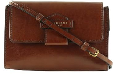 The Bridge Umhängetasche 44301001 Damen 100% Leder braun, braun, Einheitsgröße