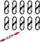 10 Stück Karabinerhaken Klein, S Karabiner Mini, Karabiner Klein, Doppelkarabiner, Für Outdoor Camping Zuhause Wandern