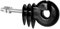 Agrarzone 25x Ringisolator metrisches Gewinde - verzinkte Stütze 6 mm Durchmesser - robuste Weidezaun Isolatoren für Draht, Seil, Litze & Band