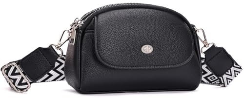 ZMDB Sac à Bandoulière pour Téléphone Portable Femme, Petit Sac à Main en Cuir PU avec Bandoulière Réglable, Pochette Sacoche avec Fentes pour Cartes & Porte-monnaie