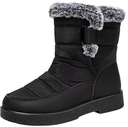EJIMUQO Regali Di Natale 2024 Economici Stivali Con Risvolto 35 Stivaletti Cowboy Donna Texani Stivaletti Bassi Stivali Donna Eleganti Tacco Medio Stivaletto Nero Donna Stivaletti Calzino Con Tacchi D
