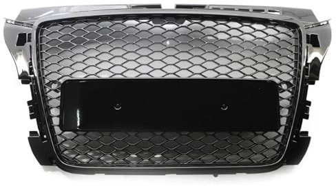 Auto Griglia Anteriore ​Radiatori Per Au&di A3/S3 8P 2009-2013 RS3 Stile Anteriore Centrale Griglie Sport Esagonale Maglia A Nido D'ape Hood Paraurti Griglia Gloss Nero Nido d'Ape Grille Accessori Mod