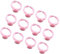 ibasenice 100 Pièces support de bague réglable - Matériel DIY rose base de l'anneau