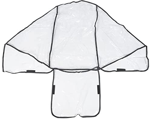 Regenschutz Rücksitzen und Vorder Zwillingskinderwagen | Pvc, See Through Abdeckung, Einfache Montage und Demontage, für Babys und Kinder bei Wetter