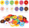 72 Stück Patches zum Aufbügeln, Flicken zum Aufbügeln, Blumen Patches zum Aufnähen Blumen Bestickte Bunte Aufnäher Gänseblümchen Blumen Aufnäher zum Aufbügeln für Kleidung Rucksäcke Hüte