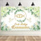 110x180cm Kommunion Deko Banner, Erste Heilige Kommunion Konfirmation Banner, Gold-Grün Eukalyptus Hintergrund Hängedeko, mit Taube Holzfisch Kreuz für Jungen Mädchen Konfirmation Kommunion Party Deko