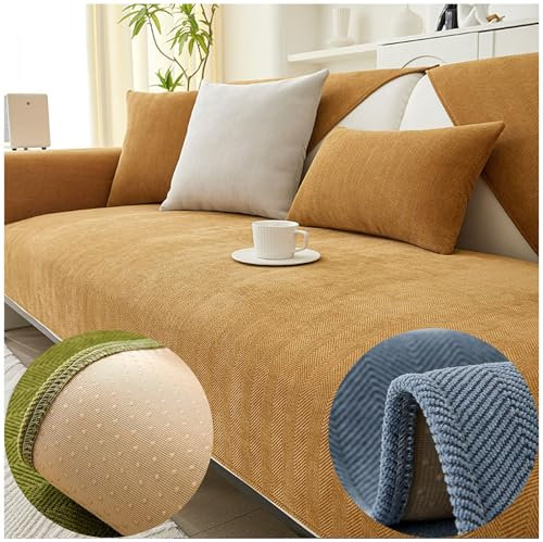 Funny Fuzzy Fishbone Sofa Cover Fluffy and Funny Couch Cover for Furniture Protection