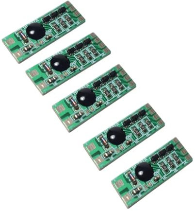 Slicooken LED Schnellblitzleuchte Steuerungschip 3-Wege IC-Modulspannung 3-12 V für RC-Flugzeugmodell-Strobierungssteuerungsteuer