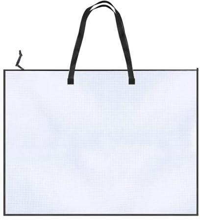 A2 -Ordner, Kunstwerk Mit Griff Und Reißverschluss, Kunstportfolio -Tasche Mit Großer Kapazitätsdesign, Reißverschluss Und Traggefüge, 63,5X48Cm, Für Reisen, Camping, Foto, Sammelalbum, Poster