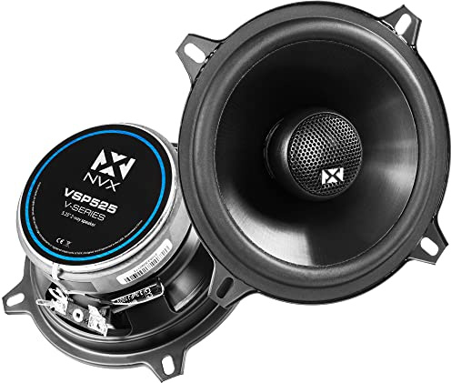 NVX VSP525 480W Peak (180W RMS) 5.25 V-Series 2-Way Coaxial Speakers with 25mm Silk Dome Tweeters