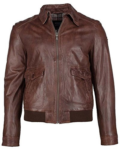 JCC Lederjacke Samuel Rostbraun 48