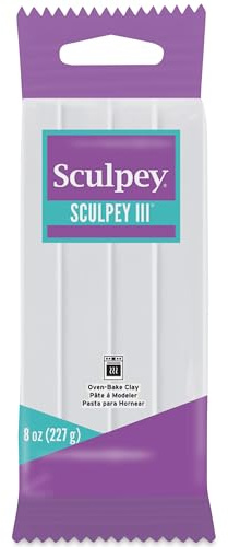 Polyform Sculpey III Polymer Clay 8 oz-White