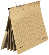 Falken 20 x Mehrfachhängehefter UniReg 3 Trennblätter 4 Heftungen 1 Tasche braun