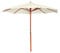 vidaXL Sombrilla, Parasol Toldo Protector, Refugio Solar, Paraguas para Playa Jardín Patio Exterior Terraza, Blanco Arena 300x258 cm