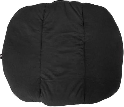 Back on Track Hundebett oval 55 x 60 cm schwarz