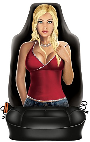 Goodman Design Coole Motiv Autositzbezüge/Schonbezug Auto : Sexy Girl + Urkunde - Fotodruck/Motiv täuschend echt