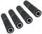 Devinal Coupleur femelle vers femelle TRS/TS 6,35 mm, adaptateur jack stéréo 6,35 mm, connecteurs changeurs de genre – Lot de 4