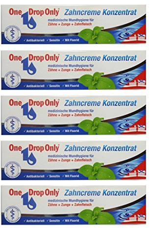 5x One Drop Only Zahncreme Konzentrat 25ml Antibakteriell Zahnpasta, Toothpaste