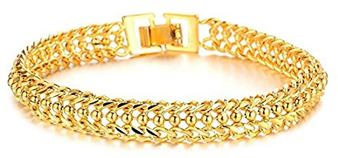 Aooaz 18CM Or 18 carats plaqué Or Femme Bracelet Bracelet du Bracelet Bijoux