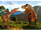 Runa Art Fototapete Kinderzimmer Dinosaurier 352 x 250 cm Vlies Tapeten XXL Moderne Wandtapete Bunt 9481011b