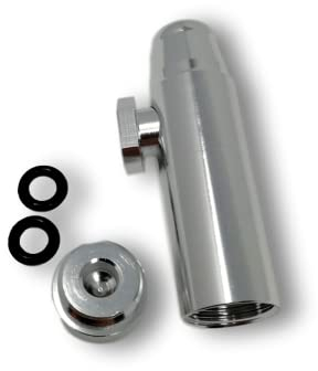 EKNA Schnupftabak Dosierer - Snuffer Bottle - Snuff Board - Versch. Varianten - Dosier Fläschchen (V1 - silber)