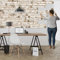 SUN WOOD Stick-it selbstklebende Holz Wandverkleidung im Shabby Chic Altholz Design // WHITE PAINT 29 – 0,48m2 Vintage Wandpaneele zum Kleben aus Fichtenholz