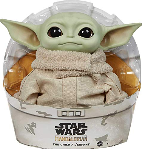 MATTEL Disney Star Wars Baby Yoda das Kind Mandalorian 27,9 cm hoch Plüsch