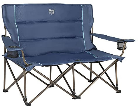 TIMBER RIDGE Spruce Loveseat, faltbar, für 2 Personen, Blau