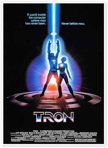 Tron Poster 13 x 18 cm Filme Wanddeko