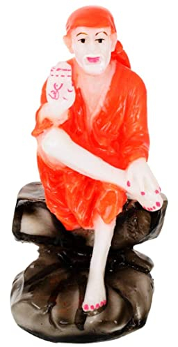 Lord Sai Baba Idol für Schaustücke, Polyresin, mittelgroß