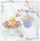40-ct 13x13 Easter Spring 3-Ply Paper Napkins | Elegant Decorative Floral Easter Egg Hanging Ornaments and Teacup Centerpieces | Decoupage Napkins | Spring Easter Lunch-Size Disposable Napkins
