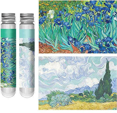 Stakee 2 Sets Mini -Puzzles Van Gogh Berühmte Gemälde Puzzle Herausforderung an Micro Puzzle House Entertainment Toys Für Erwachsene