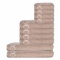 Joop! Handtuch Set, 10-TLG. - Classic, 2X Duschtuch, 4X Handtuch, 4X Gästetuch Beige Set