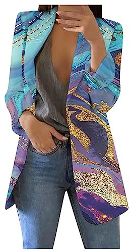 LAOSU Blazer Femme Élégant Veste De Travail Blazer,Blazer Violet,Blazer Bleu Marine,Blazer Bouton Doré Femme,Blazer Femme Tweed,Blazer Rose Fushia,Blazer Pied De Poule