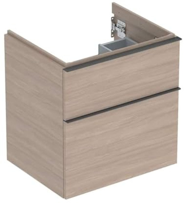 Geberit Waschtischunterschrank iCon 59,2x61,5x47,6cm, 2 L, Eiche/Gr. la. ma