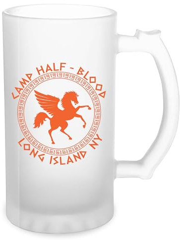 Camp Half Blood_Ny Fun Lustige Trend Transparent Bierkrug Stein 500ml Tasse