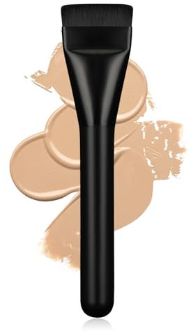 BEAUTYFACTOR Foundation Spatula Brush,Thin Foundation Brush for Liquid Makeup