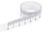 PATIKIL Adhesive Ruler, 100cm Backed Tape Measuring Tape Sticker Tape Waterproof for Workbench Sewing Saw Drafting Table,White Background Black Text