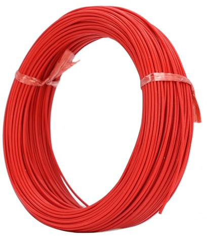 Loop Detector Coil, 0.75mm² Vehicle Loop Detector Coil Wire Vehicle Gate Control Detector Ground Sense Wire, 50m 600V Loop Detector Coil Oxygen Copper Wire