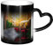 DEXNEL Italian Old Street Heat Changing Mug 11oz Coffee Mug Starry Sky Ceramic Color Changing Cup Unique Holiday Gift