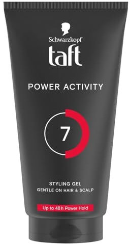Taft Power Activity Styling Gel 7, Pack of 3, 150 ml