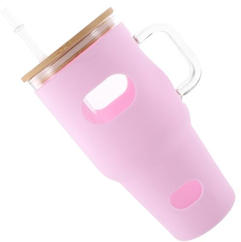 PRETYZOOM Tazza Per Acqua Isolata Da 32 Once Con Capacità Bicchiere in Con Coperchio E Custodia in Silicone