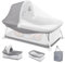 Growaystory Lit de Voyage Bébé Pliable Berceau d'Appoint avec Moustiquaire,Sac de Transport & Jouet Lit Bébé Respirant pour Intérieur/Extérieur