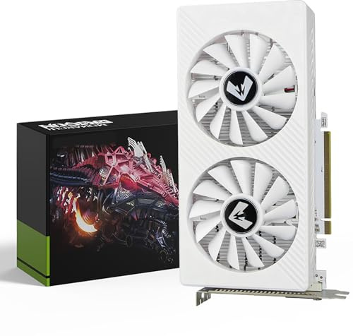 MOUGOL AMD Radeon RX 580 8GB GDDR5 Gaming Scheda grafica HDMI/DP/DVI | 256-Bit 2048SP PCIe X16 3.0 GPU, HDMI/DP/DVI tripla uscita, doppia ventola di raffreddamento scheda video per PC desktop